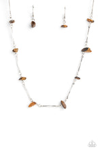 Load image into Gallery viewer, Paparazzi Chiseled Construction - Brown Necklace
