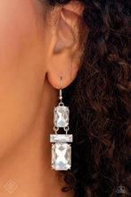 Load image into Gallery viewer, Paparazzi CHAIN Check - White Earring