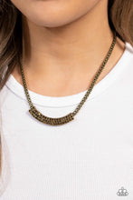 Load image into Gallery viewer, Paparazzi Swing Dance Dream - Brass Necklace