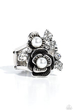 Load image into Gallery viewer, Paparazzi Fine-BLOOMING - White Ring