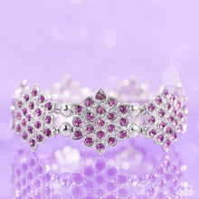 Load image into Gallery viewer, Paparazzi Scintillating Snowflakes - Purple Bracelet