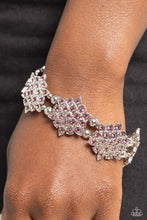 Load image into Gallery viewer, Paparazzi Scintillating Snowflakes - Purple Bracelet