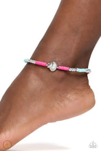 Load image into Gallery viewer, Paparazzi Carefree Coral - Pink Ankle Bracelet