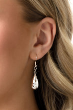 Load image into Gallery viewer, Paparazzi Teardrop Timbre - White Necklace