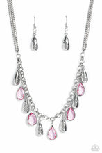 Load image into Gallery viewer, Paparazzi Teardrop Timbre - Pink Necklace