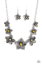Load image into Gallery viewer, Paparazzi Free FLORAL - Yellow Necklace