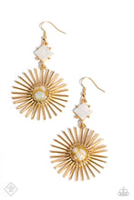 Load image into Gallery viewer, Paparazzi Seize the Sunburst - Gold Earrings