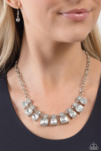 Load image into Gallery viewer, Paparazzi Fitted Fantasy - White Necklace