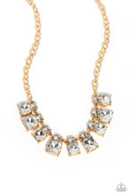 Load image into Gallery viewer, Paparazzi Fitted Fantasy - Gold Necklace