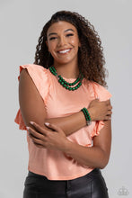 Load image into Gallery viewer, Paparazzi Shopaholic Season - Green Bracelet