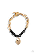 Load image into Gallery viewer, Paparazzi Locked and Loved - Black Bracelet