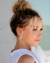 Load image into Gallery viewer, Paparazzi A Few Of My Favorite WINGS - White Earrings
