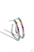 Load image into Gallery viewer, Paparazzi Triangular Tapestry - Multi Earrings