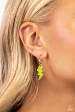 Load image into Gallery viewer, Paparazzi Lightning Limit - Green Earrings