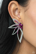 Load image into Gallery viewer, Paparazzi Twinkling Tulip - Pink Earrings