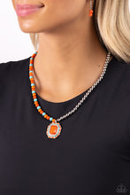 Load image into Gallery viewer, Paparazzi Contrasting Candy - Orange Necklace
