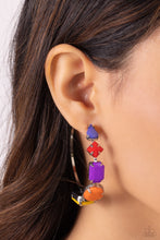 Load image into Gallery viewer, Paparazzi Geometric Gamer - Multi Earrings