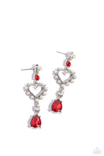 Load image into Gallery viewer, Paparazzi Lovers Lure - Red Earrings