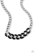 Load image into Gallery viewer, Paparazzi CURB Craze - Black Necklace
