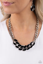 Load image into Gallery viewer, Paparazzi CURB Craze - Black Necklace