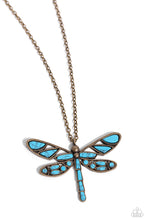 Load image into Gallery viewer, Paparazzi FLYING Low - Brass Necklace