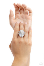 Load image into Gallery viewer, Paparazzi Dragonfly Dazzle - White Ring
