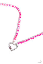 Load image into Gallery viewer, Paparazzi Clearly Carabiner - Pink Necklace