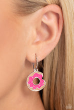 Load image into Gallery viewer, Paparazzi Donut Delivery - Pink Earrings