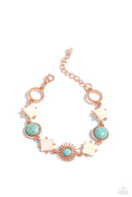 Load image into Gallery viewer, Paparazzi Sunburst Splendor - Copper Bracelet