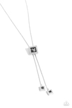 Load image into Gallery viewer, Paparazzi I Solemnly SQUARE - Silver Necklace
