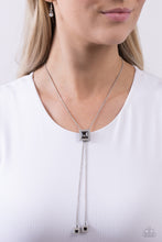 Load image into Gallery viewer, Paparazzi I Solemnly SQUARE - Silver Necklace