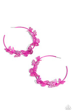 Load image into Gallery viewer, Paparazzi Shimmery Swarm - Pink Earrings