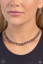 Load image into Gallery viewer, Paparazzi Ritzy Rhinestones - Purple Necklace