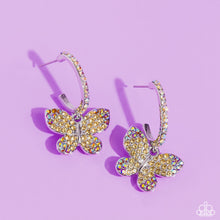 Load image into Gallery viewer, Paparazzi Whimsical Waltz - Yellow Earrings