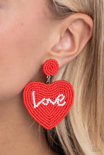 Load image into Gallery viewer, Paparazzi Sweet Seeds - Red Earrings