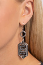 Load image into Gallery viewer, Paparazzi Combustible Craving - Silver Earrings