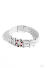Load image into Gallery viewer, Paparazzi Hopeful Haute - White Bracelet