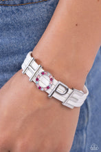 Load image into Gallery viewer, Paparazzi Hopeful Haute - White Bracelet