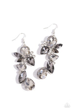 Load image into Gallery viewer, Paparazzi Fancy Flaunter - Silver Earrings