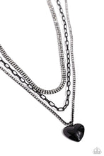 Load image into Gallery viewer, Paparazzi Caring Cascade - Black Necklace