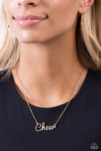 Load image into Gallery viewer, Paparazzi Cheer Squad - Gold Necklace