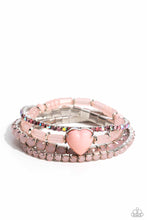 Load image into Gallery viewer, Paparazzi True Loves Theme - Pink Bracelet