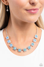 Load image into Gallery viewer, Paparazzi Jump SQUARE - Blue Necklace