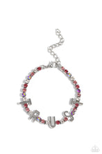 Load image into Gallery viewer, Paparazzi I Will Trust In You - Pink Bracelet