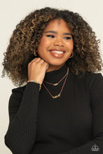 Load image into Gallery viewer, Paparazzi Effortless Emeralds - Copper Earrings