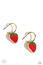 Load image into Gallery viewer, Paparazzi Fashionable Fruit - Gold Earrings