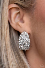 Load image into Gallery viewer, Paparazzi Freethinking Finesse - White Earrings
