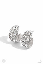 Load image into Gallery viewer, Paparazzi Freethinking Finesse - White Earrings