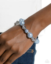 Load image into Gallery viewer, Paparazzi Pearl Protagonist - Blue Bracelet
