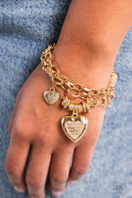 Load image into Gallery viewer, Paparazzi After My Own Heart - Gold Bracelet